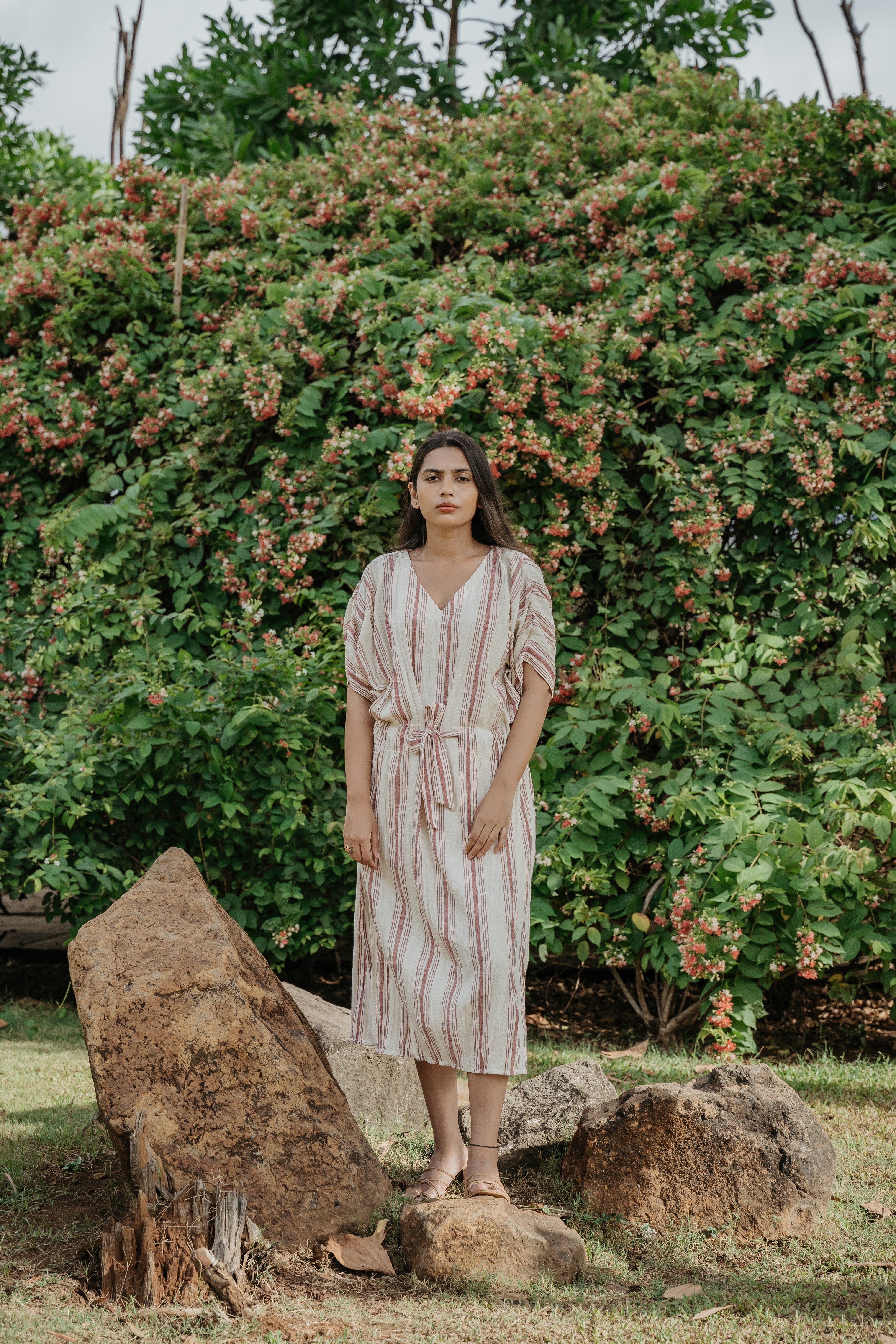 Midi Dress With Side Slit