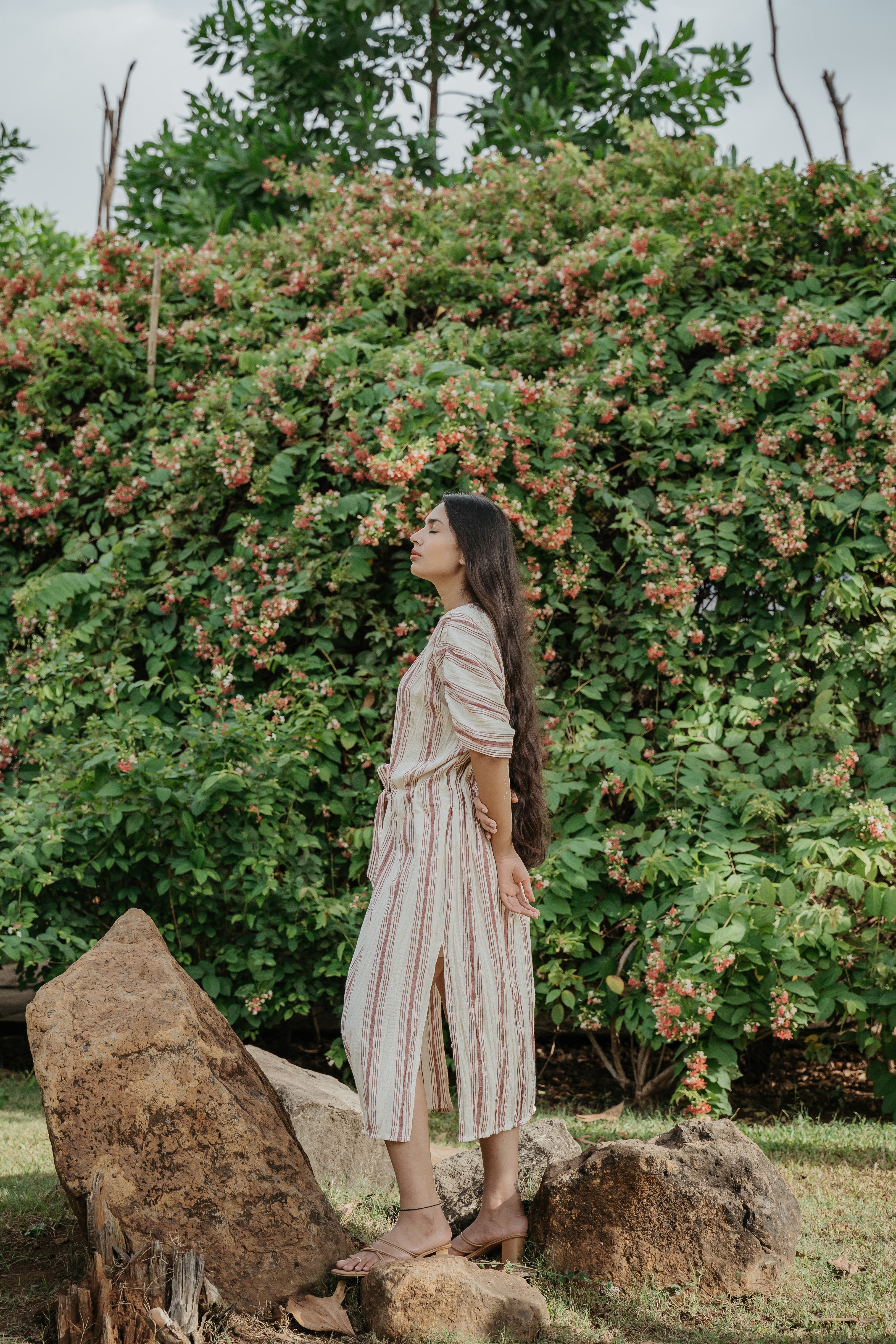 Midi Dress With Side Slit