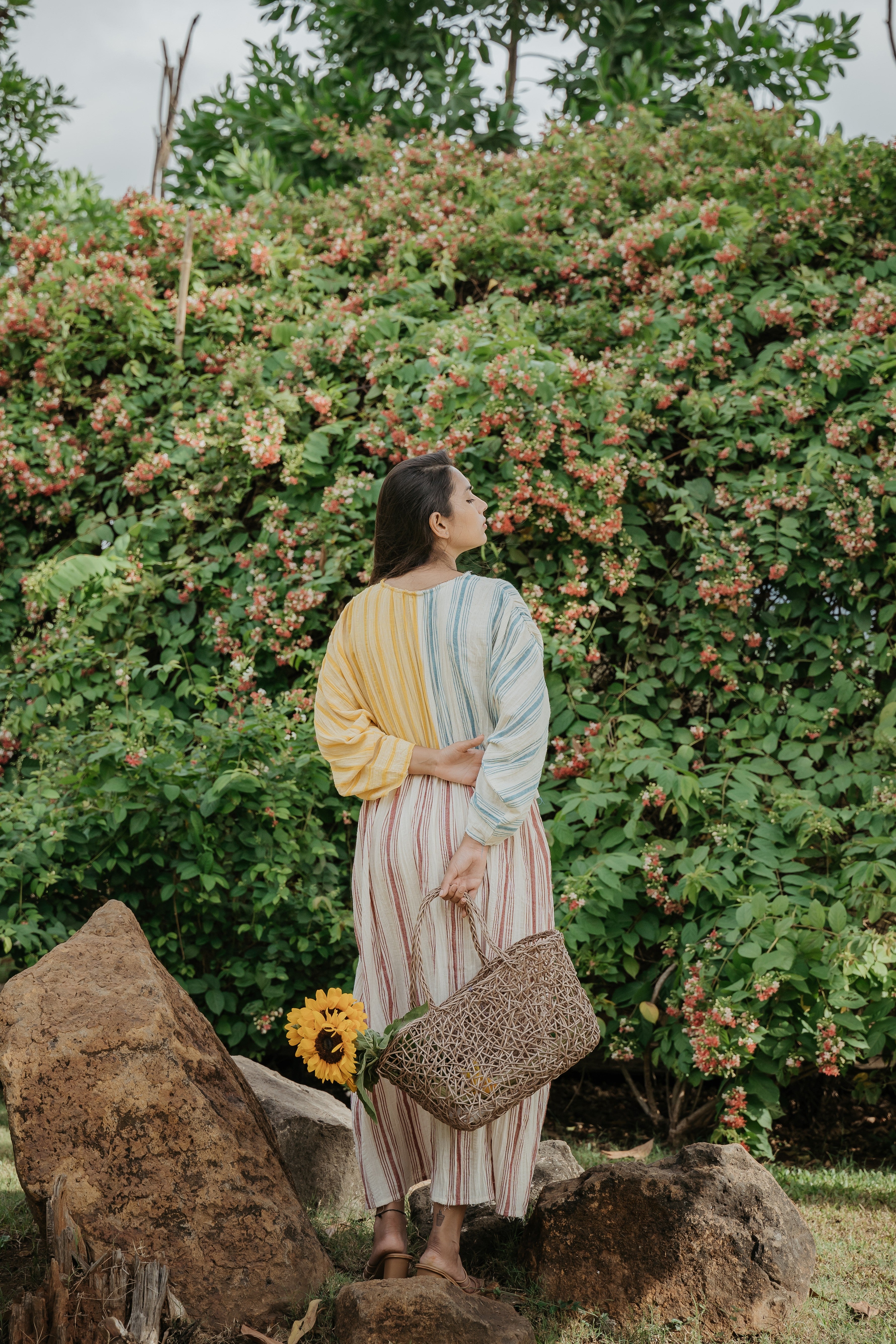 Tricolor Patchwork Dress