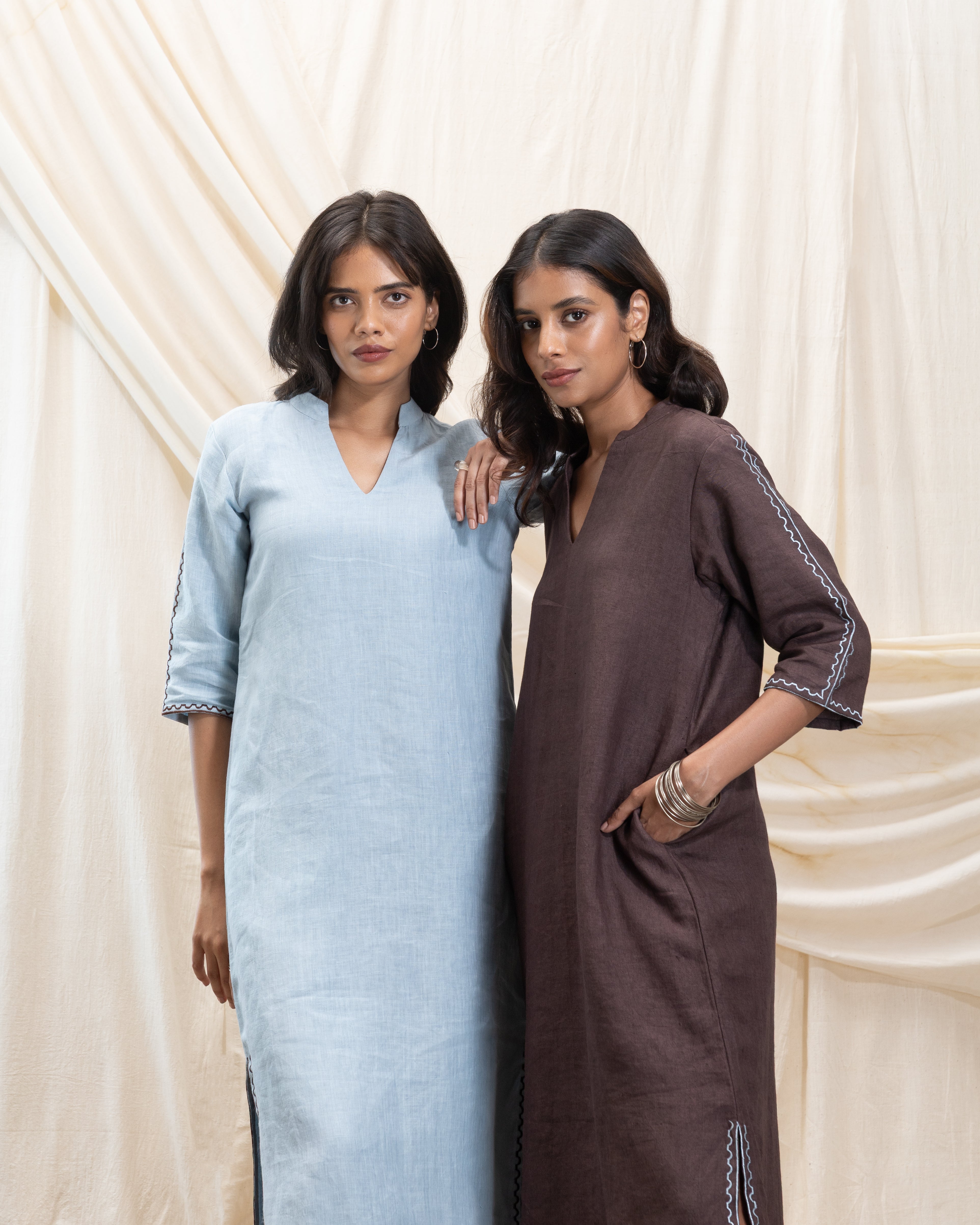 A-Line Maxi Dress with slit