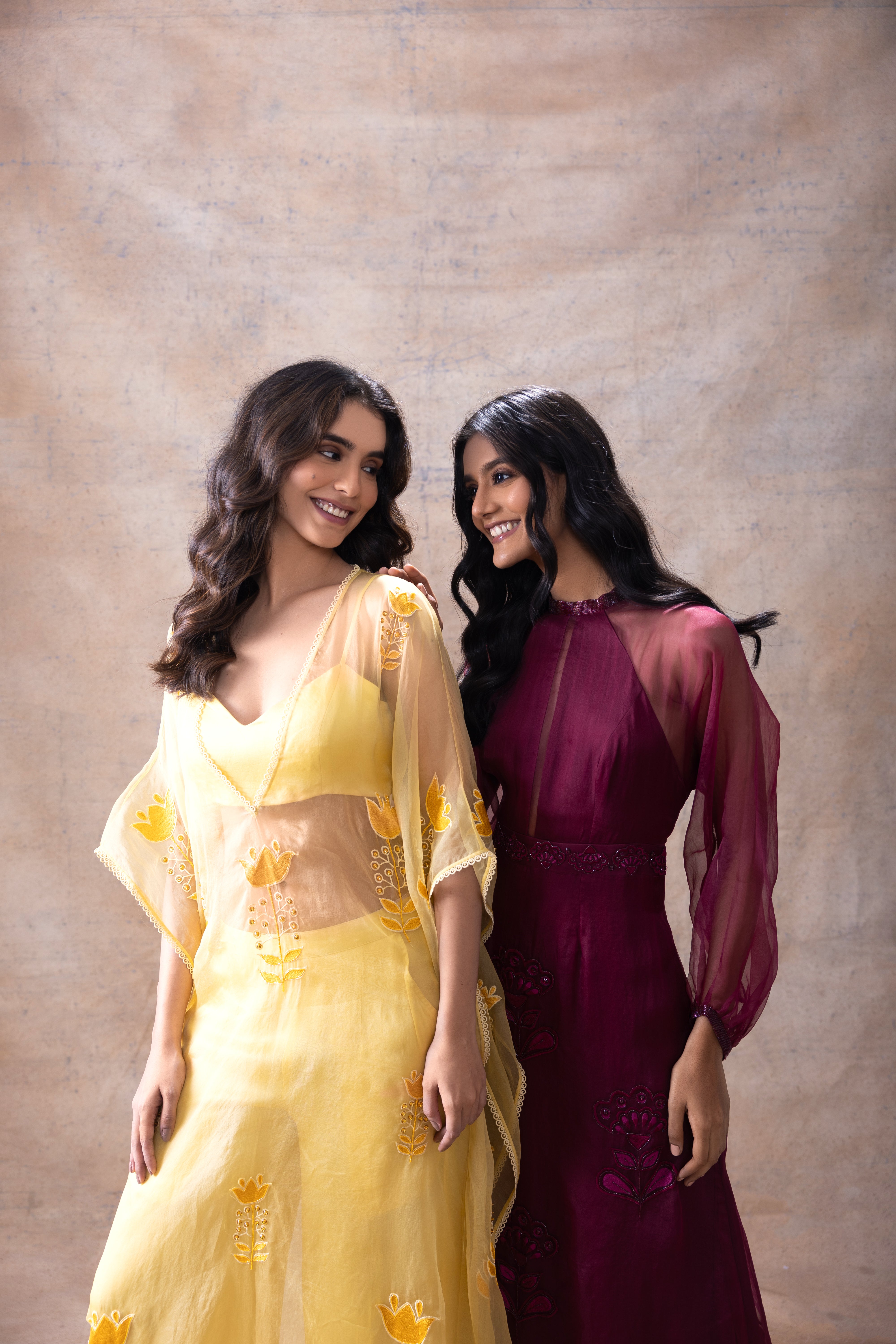 Embroidered kaftaan set