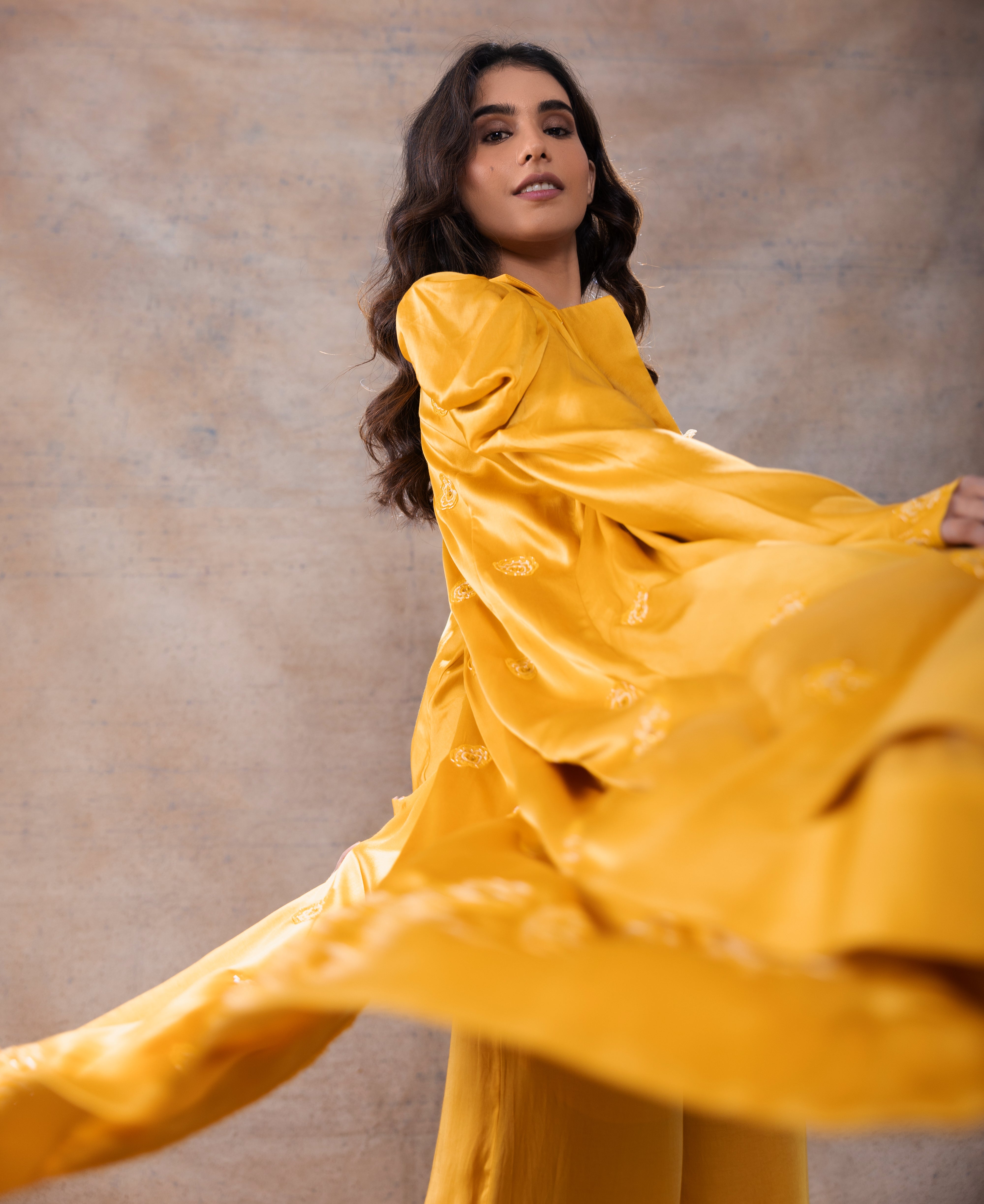 Corset Long Jacket Set