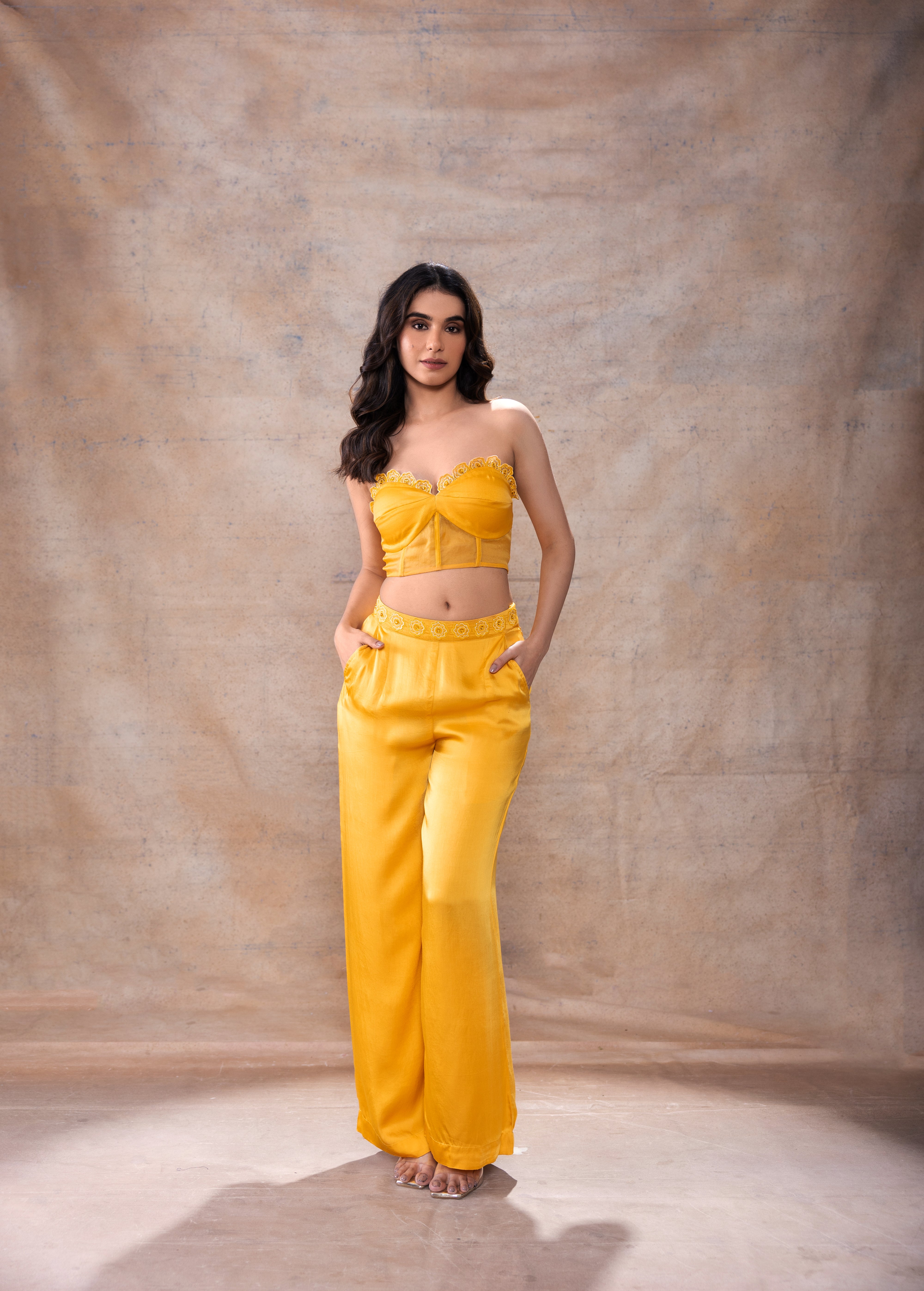 Corset Long Jacket Set