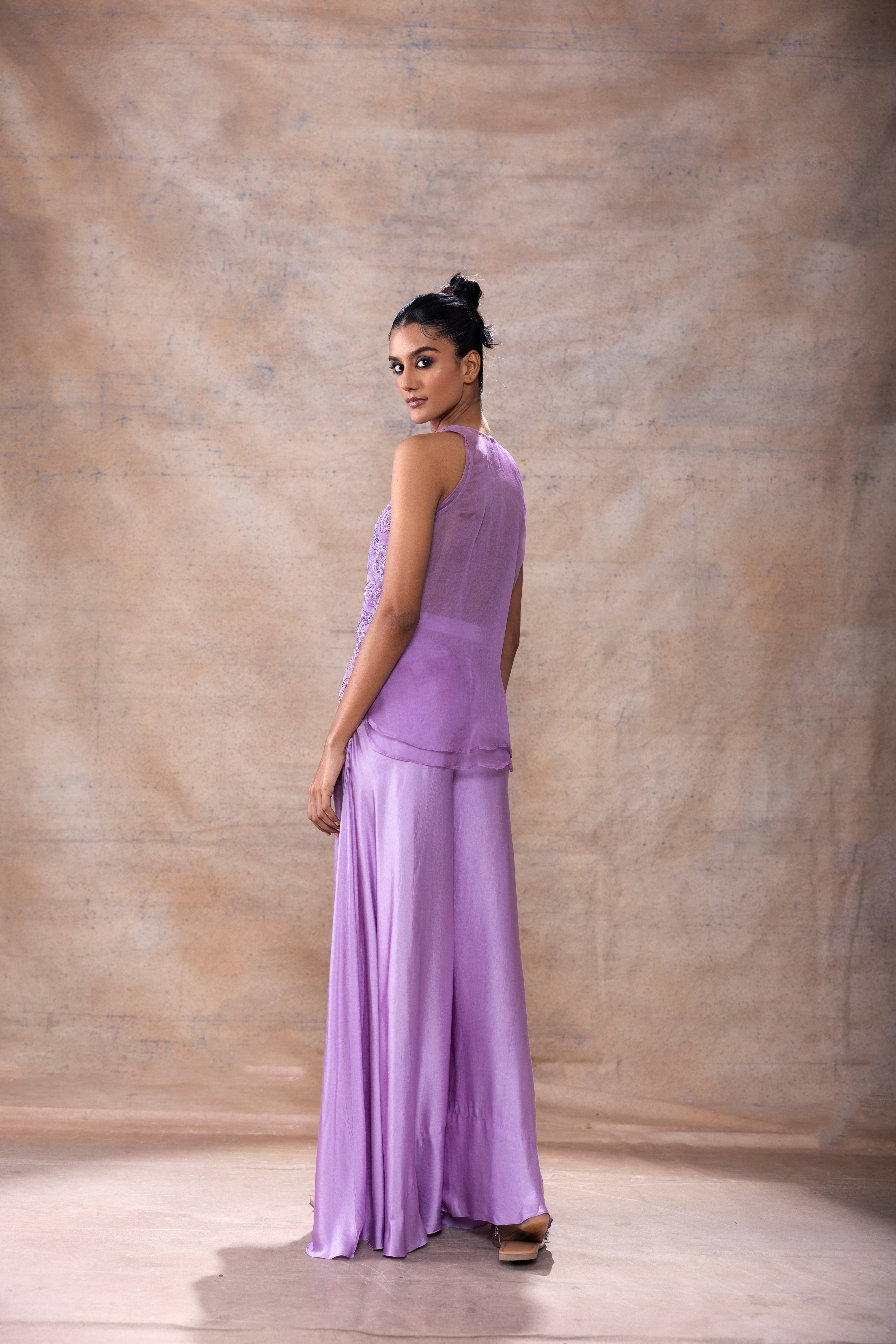 Tunic Top with Flared Pants