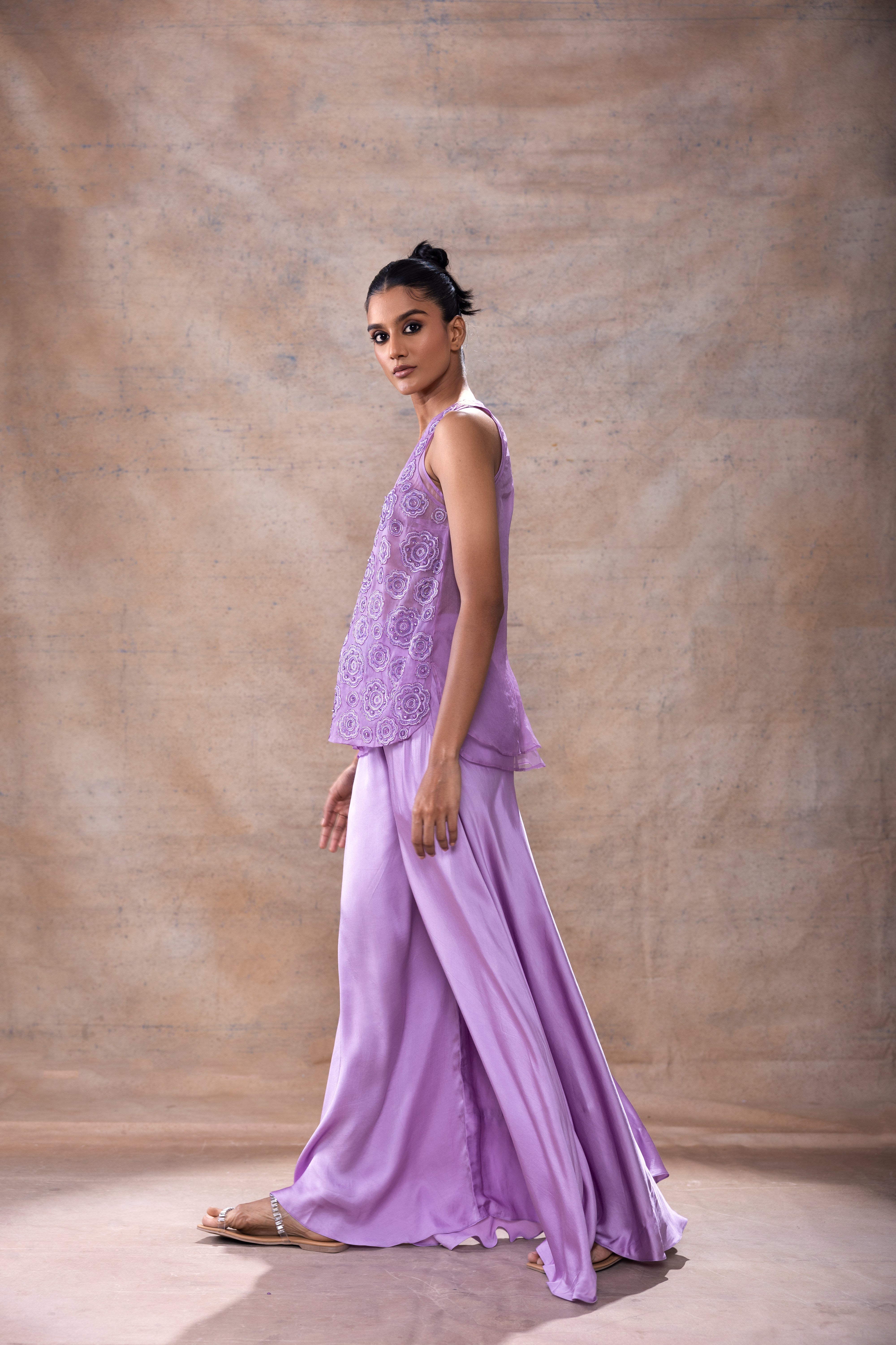 Tunic Top with Flared Pants