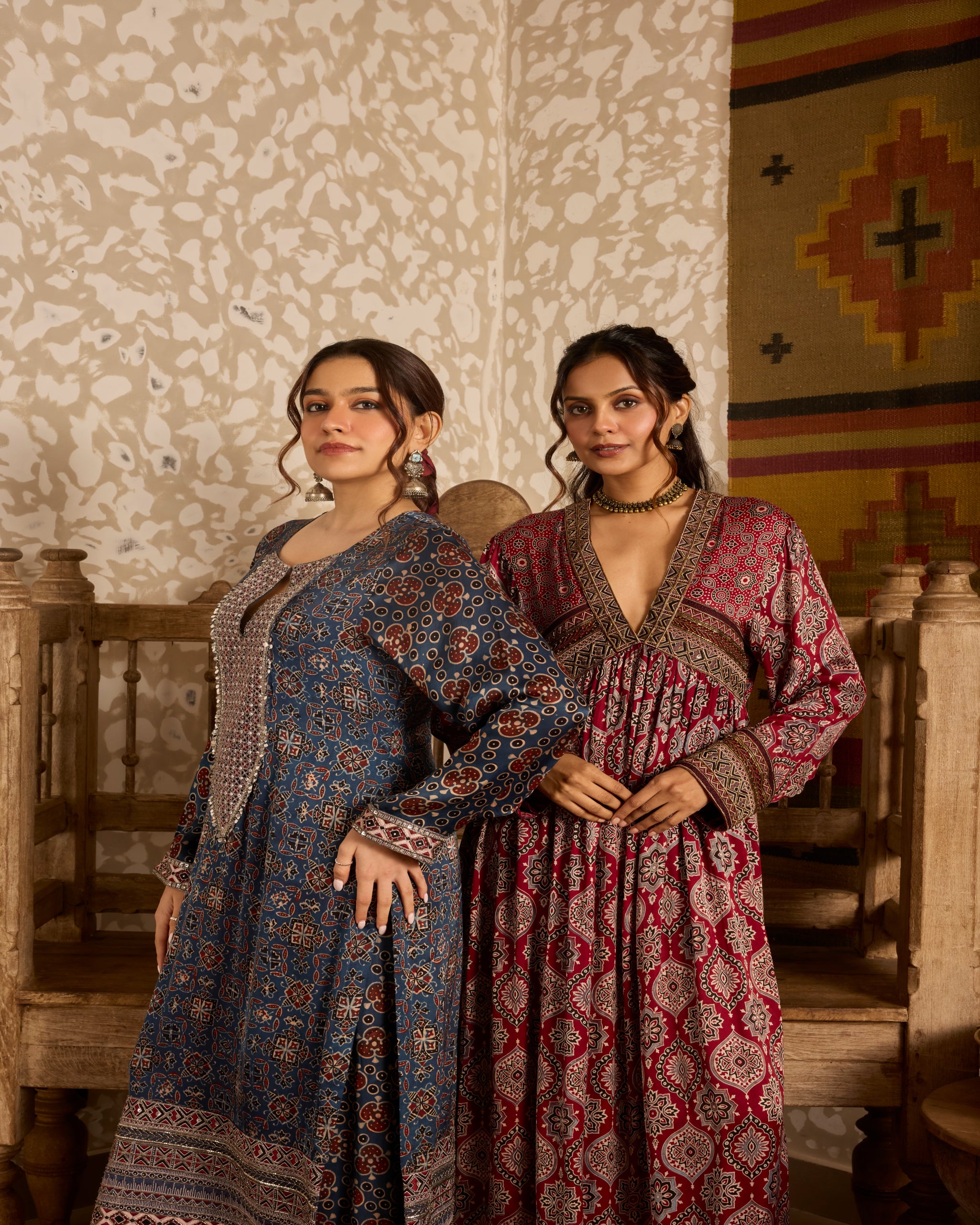 Long Kurta Plazzo Pant Set