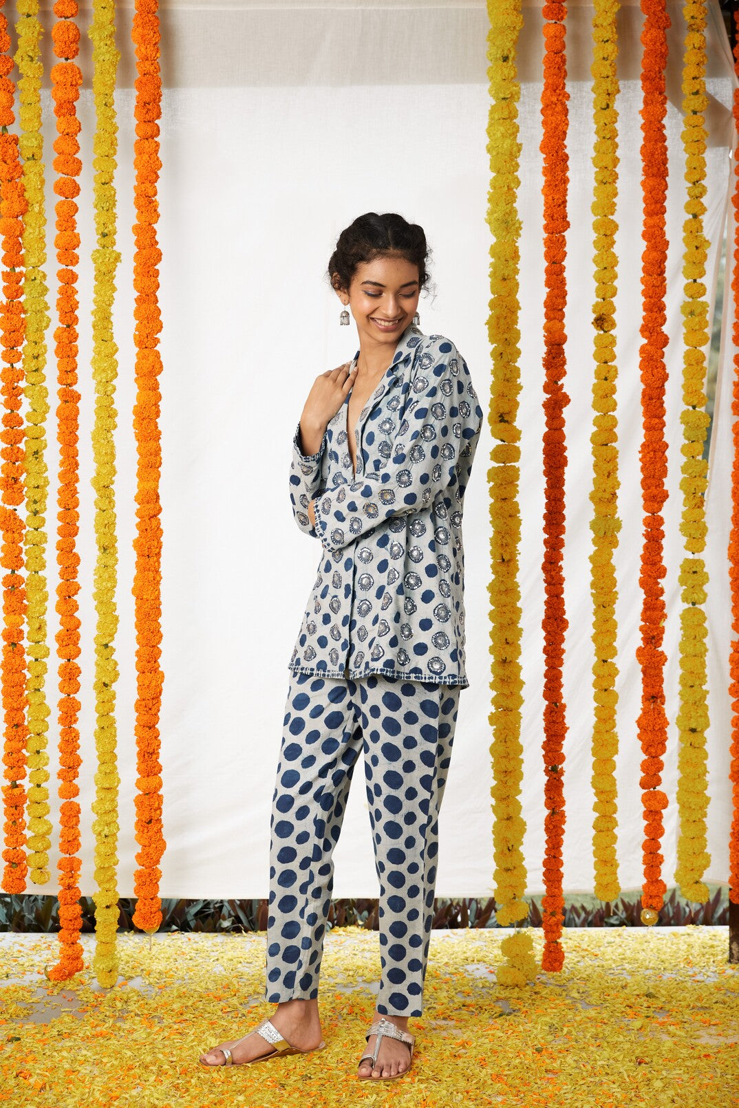 Polka Dot Co-ord Blazer Set