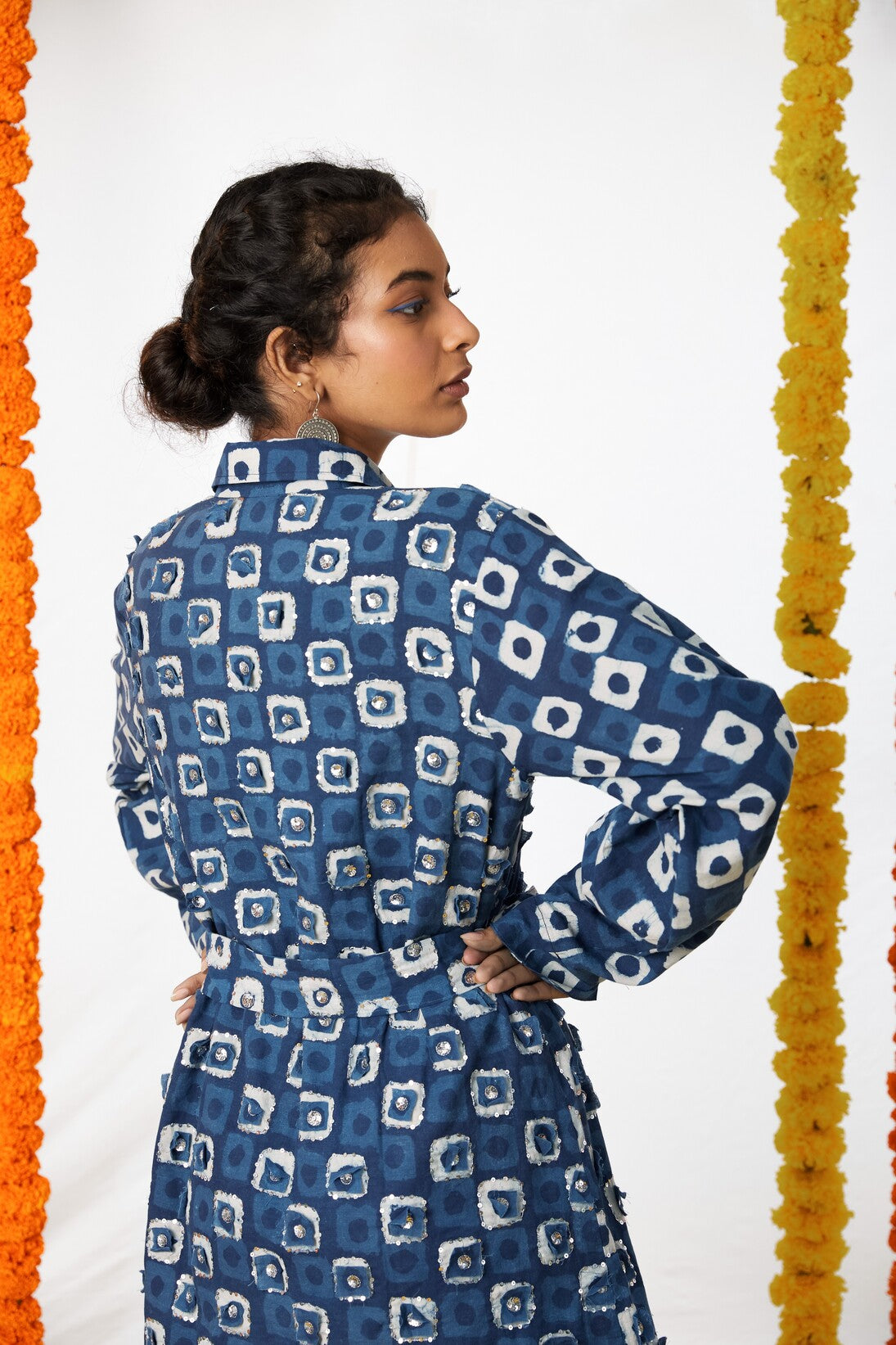 Collared Patch Dress